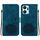 Custodia per telefono in pelle goffrata Lotus per Honor X7a (blu scuro)