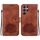 Custodia per telefono in pelle goffrata Lotus per Samsung Galaxy S22 Ultra 5G (marrone) Custodia per telefono in pelle goffrata Lotus per Samsung Galaxy S22 Ultra 5G (marrone)