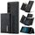 Per Sony Xperia 1 VI DG.MING Serie M1 Portafoglio multi-carta 3 pieghe + Custodia magnetica per telefono (Nero) Per Sony Xperia 1 VI DG.MING Serie M1 Portafoglio multi-carta 3 pieghe + Custodia magnetica per telefono (Nero)