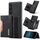 Per Sony Xperia 1 VI DG.MING M2 Series Borsa multi-carta 3 pieghe + Custodia magnetica per telefono (Nero) Per Sony Xperia 1 VI DG.MING M2 Series Borsa multi-carta 3 pieghe + Custodia magnetica per telefono (Nero)