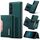 Per Sony Xperia 1 VI DG.MING M2 Series Borsa multi-carta 3 pieghe + Custodia magnetica per telefono (Verde) Per Sony Xperia 1 VI DG.MING M2 Series Borsa multi-carta 3 pieghe + Custodia magnetica per telefono (Verde)