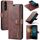 Per Sony Xperia 1 VI DG.MING Custodia per telefono in pelle magnetica staccabile con texture Crazy Horse (Rosso) Per Sony Xperia 1 VI DG.MING Custodia per telefono in pelle magnetica staccabile con texture Crazy Horse (Rosso)