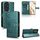 Custodia per telefono in pelle con texture a nido d'ape per Honor 200 5G (verde) Custodia per telefono in pelle con texture a nido d'ape per Honor 200 5G (verde)