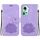 Per la custodia per telefono in pelle goffrata Global Lotus OPPO Reno11 5G (viola) Per la custodia per telefono in pelle goffrata Global Lotus OPPO Reno11 5G (viola)