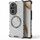 Custodia per telefono antiurto con anello magnetico a nido d'ape per Honor 200 Pro (bianca) Custodia per telefono antiurto con anello magnetico a nido d'ape per Honor 200 Pro (bianca)