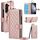 Per Samsung Galaxy Z Flod6 Custodia per telefono con texture rombica con cordino lungo e corto, penna non inclusa (oro rosa) Per Samsung Galaxy Z Flod6 Custodia per telefono con texture rombica con cordino lungo e corto, penna non inclusa (oro rosa)