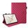 Custodia per tablet in pelle con reticolo romboidale per Honor Pad 9 (rossa) Custodia per tablet in pelle con reticolo romboidale per Honor Pad 9 (rossa)