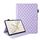 Custodia per tablet in pelle con reticolo romboidale per Honor Pad 9 (viola) Custodia per tablet in pelle con reticolo romboidale per Honor Pad 9 (viola)