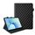 Custodia per tablet in pelle con reticolo romboidale per Honor Pad X9 / X8 Pro (nera) Custodia per tablet in pelle con reticolo romboidale per Honor Pad X9 / X8 Pro (nera)