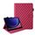 Per Samsung Galaxy Tab S9 FE / S9 Custodia per tablet in pelle con reticolo a rombo (rosso) Per Samsung Galaxy Tab S9 FE / S9 Custodia per tablet in pelle con reticolo a rombo (rosso)