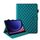Custodia per tablet in pelle con reticolo romboidale per Samsung Galaxy Tab S9 FE / S9 (verde scuro) Custodia per tablet in pelle con reticolo romboidale per Samsung Galaxy Tab S9 FE / S9 (verde scuro)