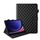 Custodia per tablet in pelle con reticolo romboidale per Samsung Galaxy Tab S9 FE / S9 (nera) Custodia per tablet in pelle con reticolo romboidale per Samsung Galaxy Tab S9 FE / S9 (nera)