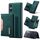 Per Sony Xperia 10 VI DG.MING M2 Series Borsa multi-carta 3 pieghe + Custodia magnetica per telefono (Verde) Per Sony Xperia 10 VI DG.MING M2 Series Borsa multi-carta 3 pieghe + Custodia magnetica per telefono (Verde)