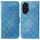 Custodia per cellulare in pelle colorata con fibbia magnetica per Honor 200 5G (blu) Custodia per cellulare in pelle colorata con fibbia magnetica per Honor 200 5G (blu)