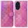 Custodia per cellulare in pelle colorata con fibbia magnetica per Honor 200 5G (rosa) Custodia per cellulare in pelle colorata con fibbia magnetica per Honor 200 5G (rosa)