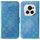 Custodia per telefono in pelle con fibbia magnetica colorata per Honor Magic6 Pro (blu) Custodia per telefono in pelle con fibbia magnetica colorata per Honor Magic6 Pro (blu)