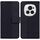 Custodia per telefono in pelle goffrata geometrica per Honor Magic6 Pro (nera) Custodia per telefono in pelle goffrata geometrica per Honor Magic6 Pro (nera)