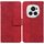 Custodia per telefono in pelle goffrata geometrica per Honor Magic6 Pro (rossa) Custodia per telefono in pelle goffrata geometrica per Honor Magic6 Pro (rossa)