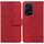 Custodia per telefono in pelle goffrata geometrica globale per Honor 200 Lite (rosso) Custodia per telefono in pelle goffrata geometrica globale per Honor 200 Lite (rosso)