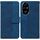 Custodia per telefono in pelle goffrata geometrica per Honor 200 Pro (blu) Custodia per telefono in pelle goffrata geometrica per Honor 200 Pro (blu)