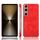 Per Sony Xperia 1 VI Custodia per telefono con cover posteriore con texture Litchi (rossa) Per Sony Xperia 1 VI Custodia per telefono con cover posteriore con texture Litchi (rossa)