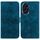Custodia per telefono in pelle goffrata Giglio per Honor 200 5G (blu scuro) Custodia per telefono in pelle goffrata Giglio per Honor 200 5G (blu scuro)