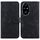 Custodia per telefono in pelle goffrata Lily per Honor 200 Pro 5G (nera)