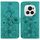 Custodia per telefono in pelle goffrata Giglio per Honor Magic6 Pro (verde) Custodia per telefono in pelle goffrata Giglio per Honor Magic6 Pro (verde)