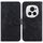 Custodia per telefono in pelle goffrata Giglio per Honor Magic6 Pro (nera) Custodia per telefono in pelle goffrata Giglio per Honor Magic6 Pro (nera)