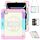 Per iPad Pro 13 2024 Custodia protettiva in silicone + tablet PC (rosa arcobaleno) Per iPad Pro 13 2024 Custodia protettiva in silicone + tablet PC (rosa arcobaleno)