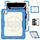 Per iPad Pro 13 2024 Custodia protettiva in silicone + tablet PC (crema+blu navy) Per iPad Pro 13 2024 Custodia protettiva in silicone + tablet PC (crema+blu navy)