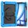 Per iPad Air 13 2024 Custodia tablet PC ibrida in silicone con tracolla (nero + azzurro) Per iPad Air 13 2024 Custodia tablet PC ibrida in silicone con tracolla (nero + azzurro)