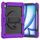Per iPad Air 13 2024 Custodia tablet PC ibrida in silicone con tracolla (viola) Per iPad Air 13 2024 Custodia tablet PC ibrida in silicone con tracolla (viola)