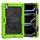 Per iPad Pro 13 2024 Custodia tablet PC ibrida in silicone con tracolla (nero + giallo verde) Per iPad Pro 13 2024 Custodia tablet PC ibrida in silicone con tracolla (nero + giallo verde)