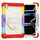 Per iPad Pro 13 2024 Custodia per tablet PC ibrida in silicone con tracolla (rosso mimetico) Per iPad Pro 13 2024 Custodia per tablet PC ibrida in silicone con tracolla (rosso mimetico)