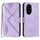 Custodia per cellulare in pelle con motivo Skin Feel per Honor 200 Pro Line (viola chiaro) Custodia per cellulare in pelle con motivo Skin Feel per Honor 200 Pro Line (viola chiaro)