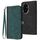Custodia per telefono in pelle con cinturino a doppia piega con fibbia laterale per Honor 200 (verde scuro) Custodia per telefono in pelle con cinturino a doppia piega con fibbia laterale per Honor 200 (verde scuro)