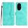 Custodia per telefono in pelle per Honor 200 con motivo a cuore Skin Feel (azzurro) Custodia per telefono in pelle per Honor 200 con motivo a cuore Skin Feel (azzurro)