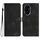 Per Honor 200 Custodia in pelle con motivo a cuore Skin Feel (nera)