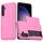Per Samsung Galaxy S23 FE 5G Custodia per telefono antiurto con slot per schede (rosa rosso) Per Samsung Galaxy S23 FE 5G Custodia per telefono antiurto con slot per schede (rosa rosso)