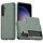 Per Samsung Galaxy S23 FE 5G Custodia per telefono antiurto con slot per schede (verde scuro) Per Samsung Galaxy S23 FE 5G Custodia per telefono antiurto con slot per schede (verde scuro)