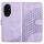 Custodia in pelle per telefono con testa di elefante in rilievo per Honor 200 YX0060 con cordino (viola chiaro) Custodia in pelle per telefono con testa di elefante in rilievo per Honor 200 YX0060 con cordino (viola chiaro)