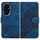 Per Honor 200 YX0060 Custodia in pelle per telefono con testa di elefante in rilievo con cordino (blu reale) Per Honor 200 YX0060 Custodia in pelle per telefono con testa di elefante in rilievo con cordino (blu reale)