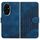 Per Honor 200 Pro YX0060 Custodia in pelle per telefono con testa di elefante in rilievo con cordino (blu reale) Per Honor 200 Pro YX0060 Custodia in pelle per telefono con testa di elefante in rilievo con cordino (blu reale)