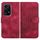 Per Honor 200 Lite Global YX0060 Custodia in pelle per telefono con testa di elefante in rilievo con cordino (rosa rossa)