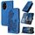Custodia per telefono in pelle Flip in rilievo con fiori Datura per Honor 200 Pro (blu) Custodia per telefono in pelle Flip in rilievo con fiori Datura per Honor 200 Pro (blu)