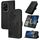 Per Honor 200 Lite Global Datura Custodia in pelle con motivo floreale in rilievo (nera) Per Honor 200 Lite Global Datura Custodia in pelle con motivo floreale in rilievo (nera)