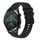 Per Huawei GT2 46mm 22mm cinturino in silicone tinta unita con motivo a pois ondulato (nero) Per Huawei GT2 46mm 22mm cinturino in silicone tinta unita con motivo a pois ondulato (nero)