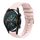 Per Huawei GT2 46mm 22mm cinturino in silicone tinta unita con motivo a pois ondulato (rosa) Per Huawei GT2 46mm 22mm cinturino in silicone tinta unita con motivo a pois ondulato (rosa)