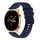 For Honor Watch GS 3 22mm Cinturino in silicone a tinta unita con motivo a pois ondulato (blu navy) For Honor Watch GS 3 22mm Cinturino in silicone a tinta unita con motivo a pois ondulato (blu navy)